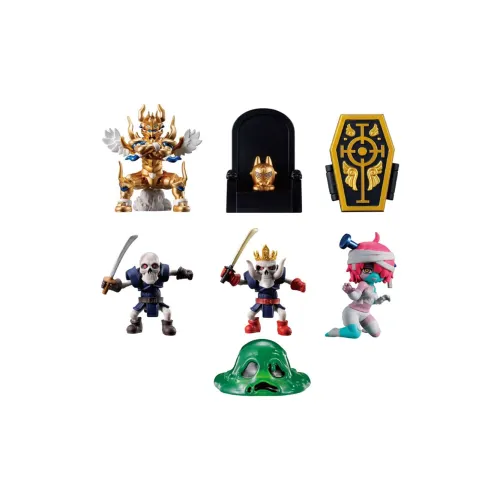 BANDAI Arcade Приключение The Hero And The Underworld Demon Lucky Draw Single Capsule Toy Целая коробка 7 шт