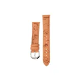 Счастливая собака, коричневый, замша, тисненый ремень