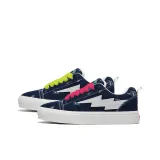 Темно-синий деним (розовый, зеленый, несовпадающие)