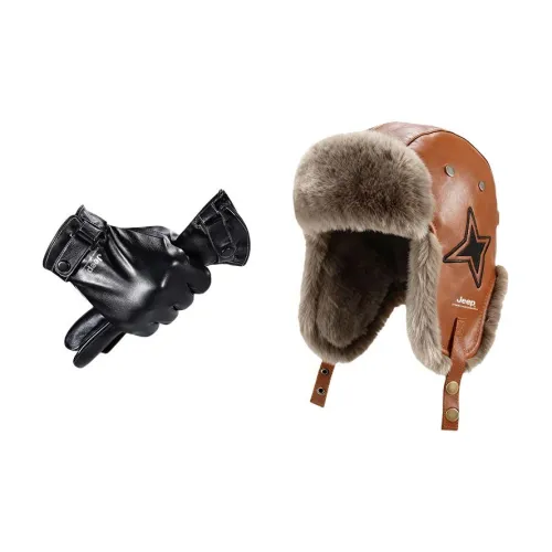 Jeep Полиэстер Шапки-ушанки Унисекс