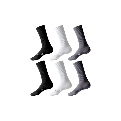 REEBOK 6 пар Смешанные цветовые носки для баскетбола для мужчин