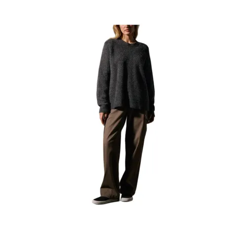 JAMES PERSE OVERSIZED Вафельная вязка Носки Crew Трикотаж Женские