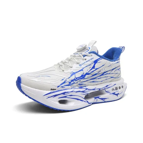 BAKE Беговые кроссовки Low Top Синий и Белый Унисекс