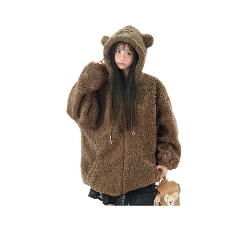 GUOZHEN Вельвет Feel Пальто Женское