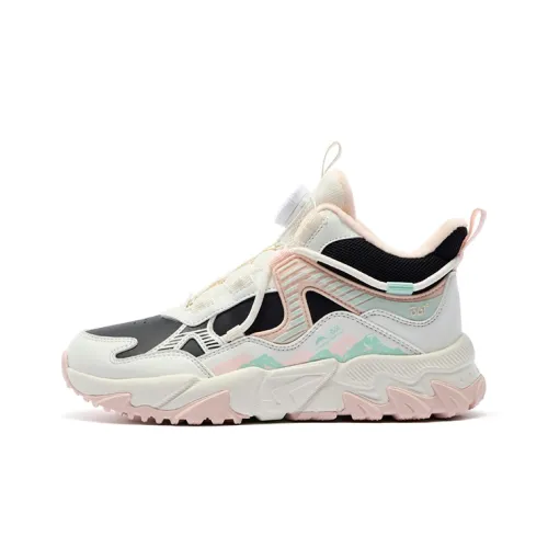 361°KIDS Водонепроницаемая детская хлопковая обувь черного белого и розового цвета для подростков