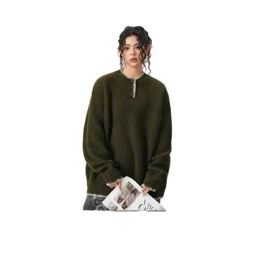 PAZZO Оливково-зеленый Женский Трикотаж