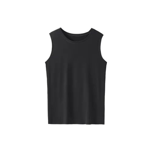 Ubras MUSCLE низовая серия одежды Осенний и Зимний Утолщенный Минималистский стиль Extra Теплый Круглый вырез Майка Мужская