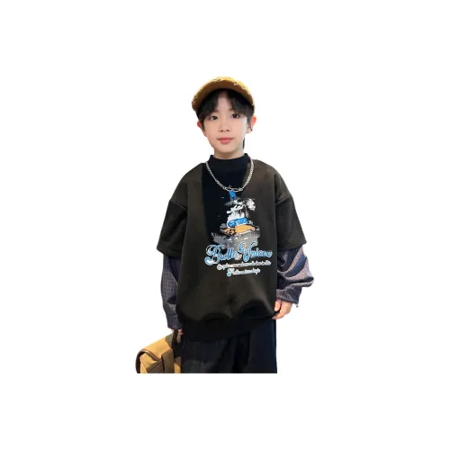 Lanza Повседневный свитшот Зимний Черный Подростки