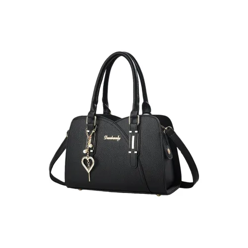 MOM'S HELPER ПУ (полиуретан) Сумка Женская Черный Экрю Хаки