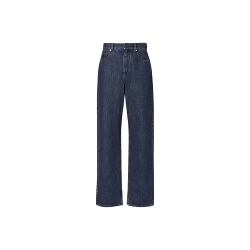 FENDI Blue Women's Cotton Pants FENDI Синий Хлопок Женские Брюки