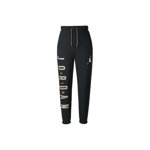 Джордан Вязаные Тренировочные Штаны Мужские Черные