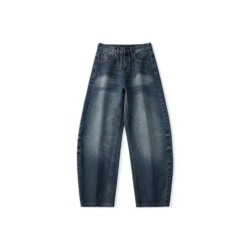 TGZT 9589 Синий Мужские Джинсы