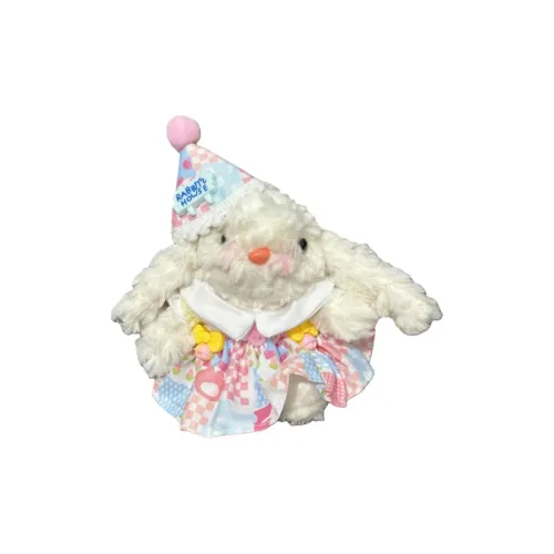 MDH Cute Sweet Style Длинный ушный кролик Брелок Плюшевая подвеска 12 см Длина тела