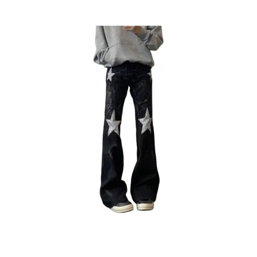 Concubine Zhu Черный Унисекс Джинсы