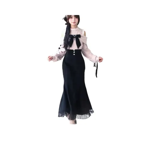 PAZZO Длинное платье с длинными рукавами женское