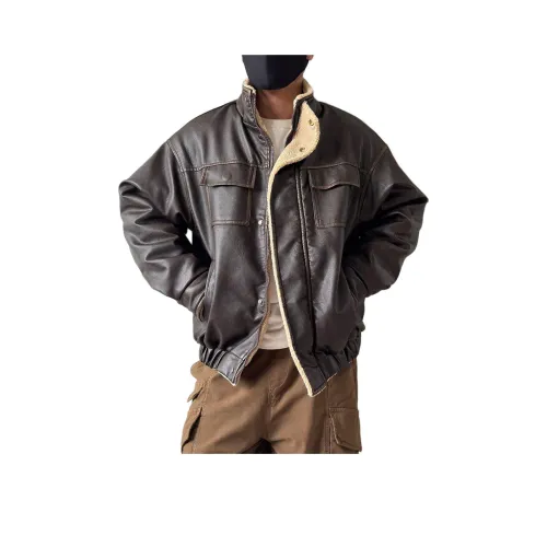 SOUL WORKER Кожа Куртка Унисекс