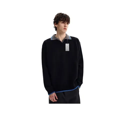 Kangaroo Черный Унисекс Свитера