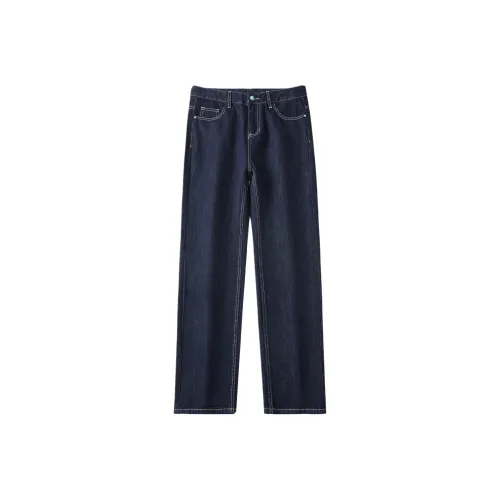 TGZT Темно-синий Мужские Джинсы