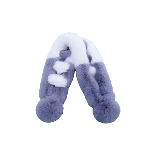 FireMonkey Велюр Шарфы Унисекс Синий Серый