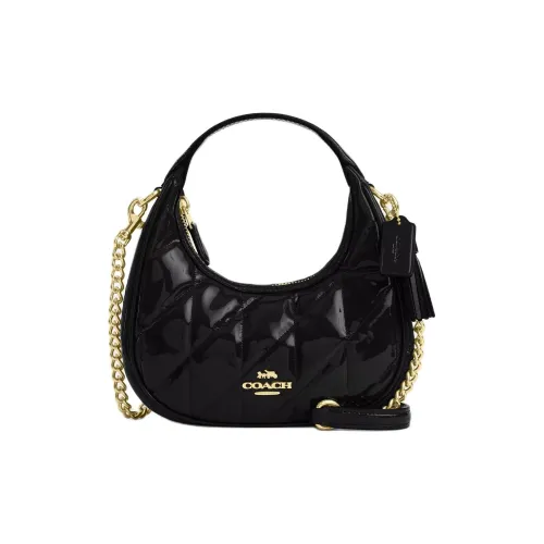 COACH CARMEN Кожа Сумка Мини Женская Черная