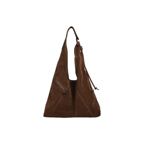 BEGOOER Фланелевая сумка через плечо стандартная женская кофейного цвета