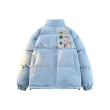 Светло-синий пуховик