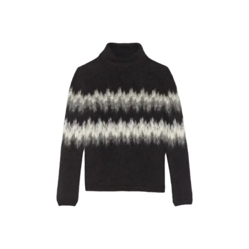 SAINT LAURENT Свитер Мужской Черный