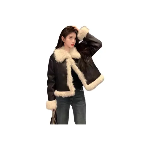 ZVJH Женские Короткие Пальто