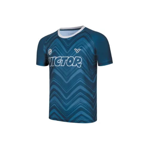 Victor Ocean Blue Мужская Бадминтонная Джерси