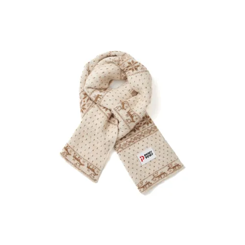 PINKYPINKY Смесовая шерсть Вязаные шарфы Унисекс