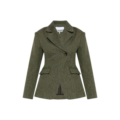 GANNI Зеленый Женские Деловые Костюмы