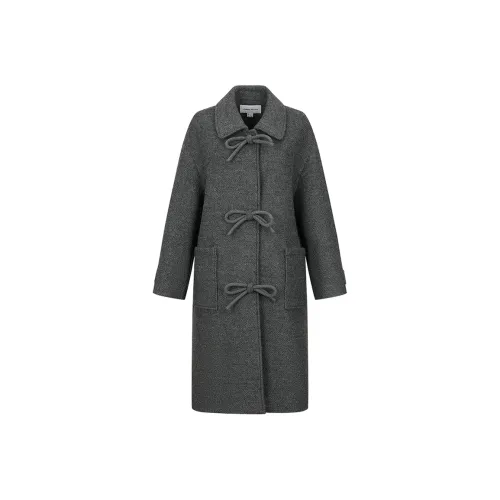 URBAN REVIVO Темно-серый Фотиния Серый Женский Пальто