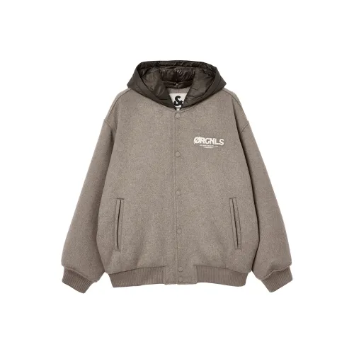 JACK JONES G11 Коричневый Фотиния Серый Мужские Куртки