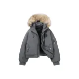 Речной камень серого цвета