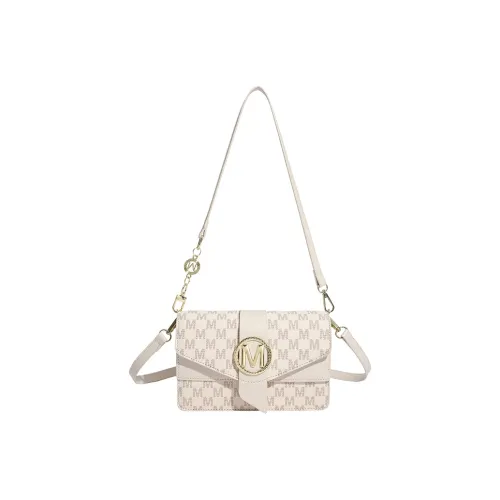 AUNG ПУ (полиуретан) Сумка через плечо Стандартная Белая Черная