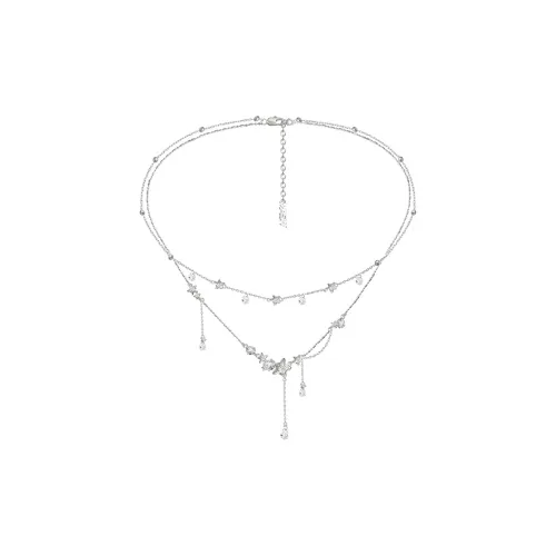 masw Медный сплав + Синтетический кубический цирконий Ожерелье Женское