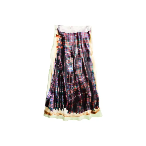 H M Glenn Martens Коллаборация Повседневный Длинный Юбка Женские