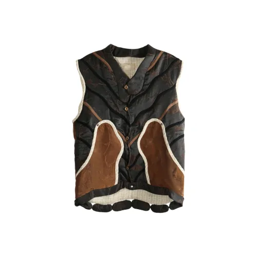 COMMUNS Коричневый Женский жилет