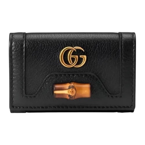 GUCCI Кожа Key Pouch Женские Черный