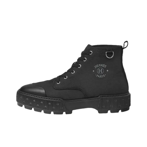 HERMES Ботильоны 3 см Мужской Черный