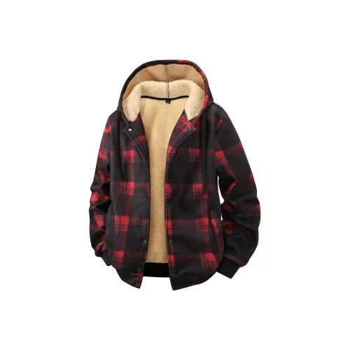 JIE STUDIO Red Unisex Jackets JIE STUDIO Красный Унисекс Куртки