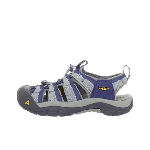 KEEN Newport H2 Водонепроницаемый Быстросохнущий Сцепление Поддержка Обувь для горных походов Мужская Синие Серые