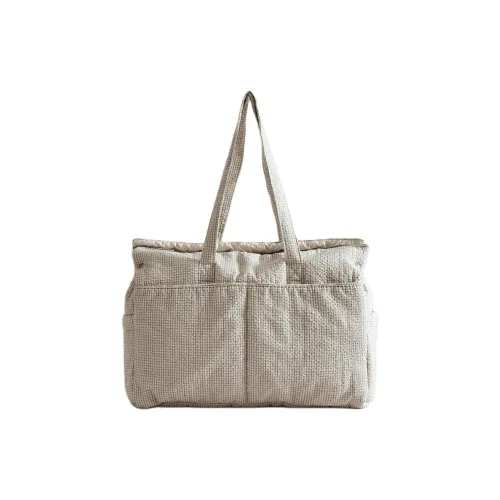 ZARA Collaboration Хлопковая Сумка Стандартная Женская Серого цвета