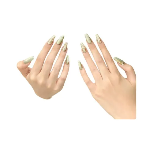 MONLEYTA 1721 Jadeite Кошачий Глаз Короткий LADDER Зеленый Однотонный Однотонный