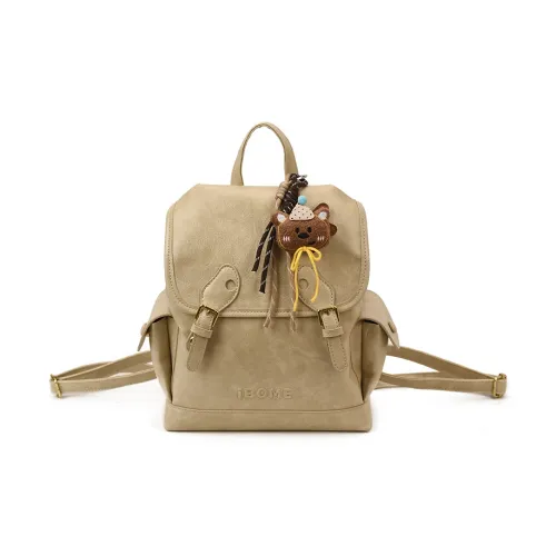 Gerlanx ПУ (полиуретан) Рюкзак Стандартный Женский Экрю Черный Кофейный Коричневый