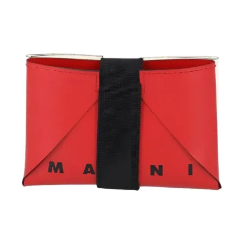 MARNI Полиэстер Кошелек Женские Красный