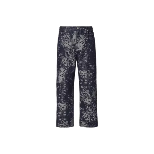 FENDI Blue Men's Jeans FENDI Синий Мужские Джинсы