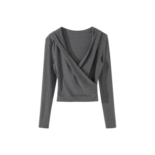 YINLEI Серый Женский Свитшот