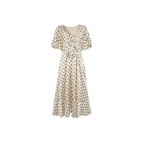 SHIRUINA Короткое платье с короткими рукавами женское