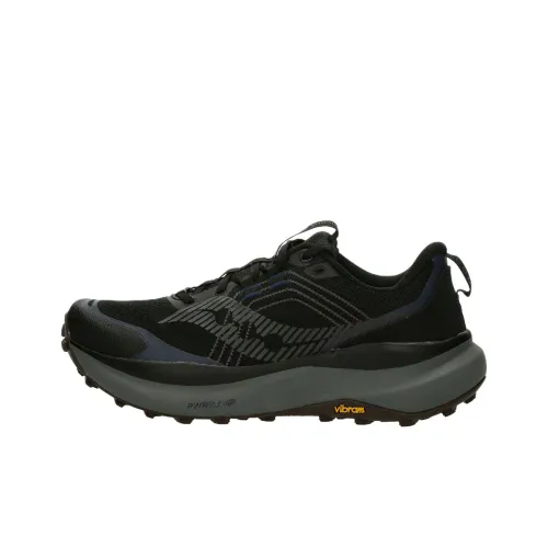 Saucony Xodus Ultra Peach Origin 4 Кроссовки для трейлраннинга Мужской Черный